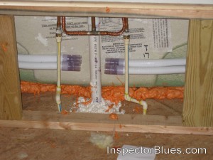 Tub Supported with Spray Foam
